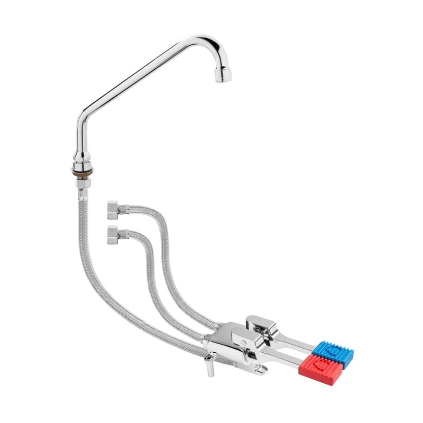 Saro Armatur Mit Fußpedal - Kalt- / Warmwasser Set Modell Thea