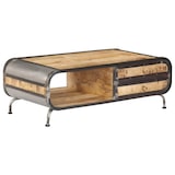 thumbnail of Table basse 100x50x35 cm Bois de manguier massif Modèle Atlas Master Horizon