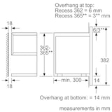 thumbnail of Bosch Serie  8, Einbau-Mikrowelle, 60 x 38 cm, Edelstahl BEL634GS1
