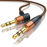 thumbnail of Primewire AUX Audio-Kabel, 3,5-mm-Klinke, gewinkeltes HiFi Stereo Klinkenkabel / Verbindungskabel - 2m