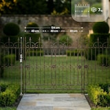 thumbnail of CLP Gartenzaun Mangold Metall HBT: 116x124x1 cm bronze