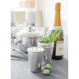 thumbnail of 2er Set Silberbecher Trinkbecher Becher Mido, gehämmert, edel versilbert, Höhe 10 cm