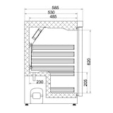 thumbnail of COMBISTEEL - 1-deurs koelkast 130 liter - wit