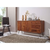 thumbnail of WOHNLING Sideboard WL5.629 Landhaus Kommode Holz Massiv Anrichte Standschrank