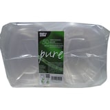 thumbnail of PAPSTAR, Saladebakken met deksels, PLA "pure" 375 ml 4,8 cm x 16,1 cm x 13,2 cm glashelder