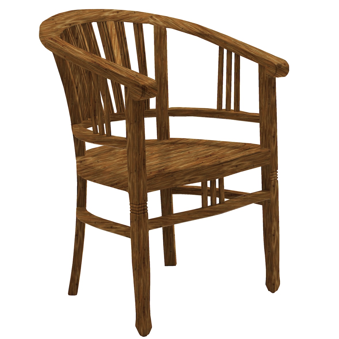 SIT Möbel Armlehnenstuhl Teakholz | L 60 x B 61 x H 87 cm | natur | 06269-01 | Serie SEADRIFT