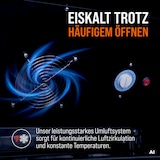 thumbnail of GastroHero Getränkekühlschrank GKS-160 Slim, 160 L Kühlvolumen, LED-Innenbeleuchtung, schwarz, abschließbar