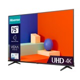 thumbnail of Hisense 75A6K, 75 Zoll, 4K Smart TV, Dolby Audio, HDR 10, Triple Tuner