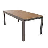thumbnail of VIDUUS Set Tavolo E Sedie Da Giardino Per Esterno In Alluminio E Legno Resistente Di Teak Cm 160/240x95x75 H Con 6 Sedute colore