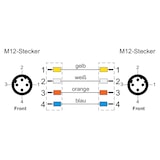 thumbnail of METZ CONNECT Verbindungsleitung M12 ST-M12 ST, 4-polig D-kodiert, 2 m