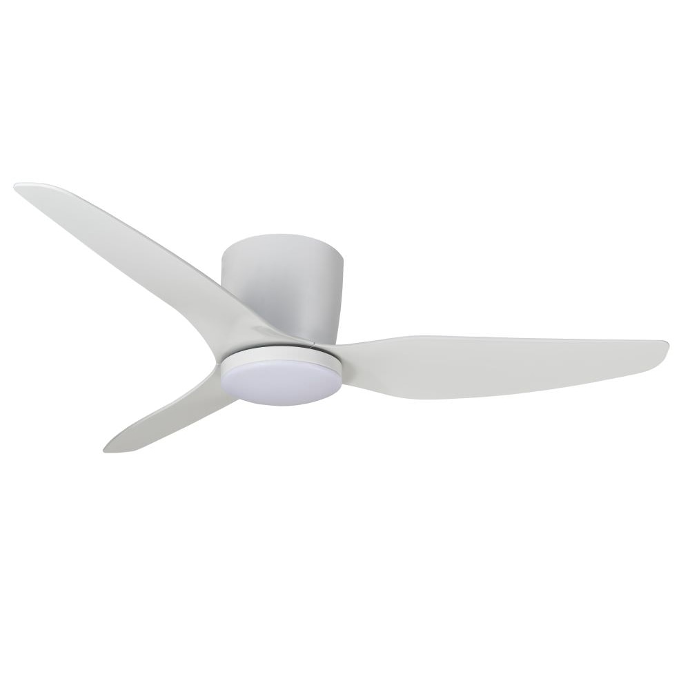 Martec Flush Ventilador de techo con mando de pared Diámetro 127 cm, Blanco