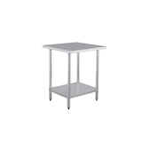 thumbnail of METRO Professional Table de travail GWTS4077, acier inoxydable, 70 x 70 x 85 cm, argent