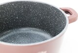 thumbnail of WOK Servierpfanne Schmorpfanne/ Niedrigtopf Kochtopf Induktion Ø24cm Aluguss Silikon-Griffe Burgundy
