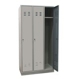 thumbnail of PROREGAL Garderobenschrank Ermine mit 3 Türen | HxBxT 178x89x50cm | Lichtgrau/Lichtgrau