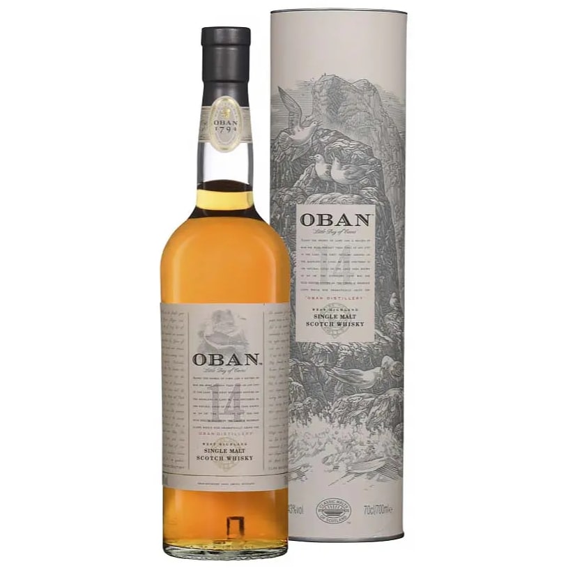 Whisky Oban 14 ans - 43° 70 cl