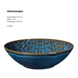 thumbnail of MÄSER Schüssel 24 cm CLASSIC BLUE 2er Set, Traditional Tiles blau, 581174