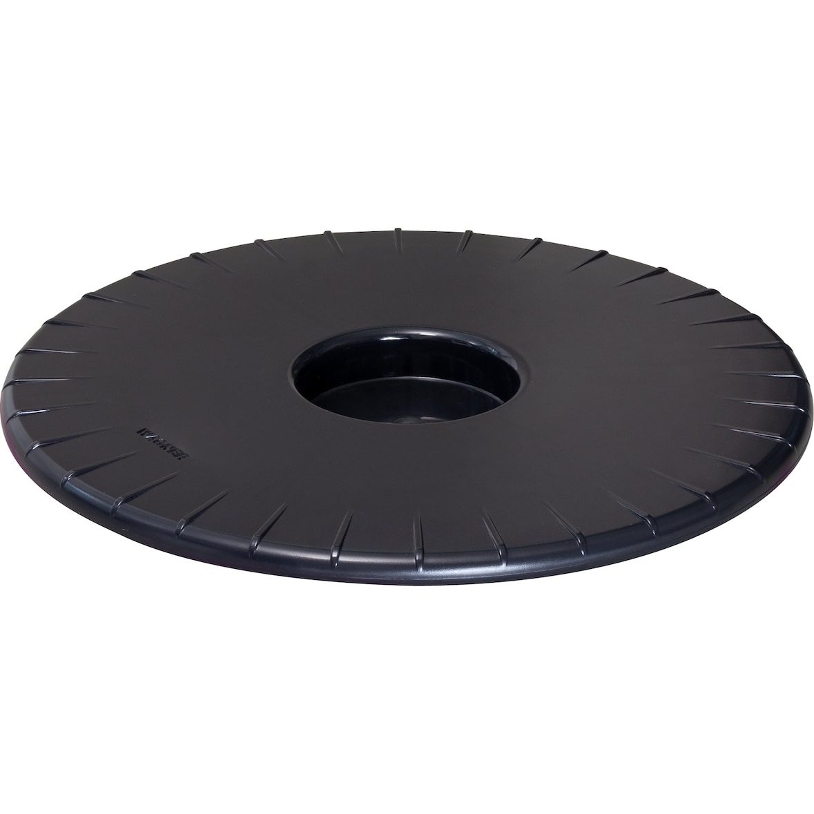 WAGNER Pflanzenroller ULTRAFLAT Ø 30 x 3 cm, f. innen, ABS Kunststoff, schwarz, extra flach, max 100 kg - 20045201