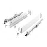 thumbnail of Schubladensystem Weiß Unterflurführungen Soft Close Schubkasten-Set 300mm 86mm