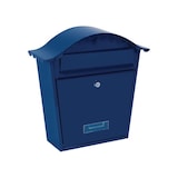 thumbnail of Boîte aux lettres Paris, montage mural, avec porte-nom, 2 clés, dimensions (H x l x P) 37 x 26.5 x 13.2 cm, bleu