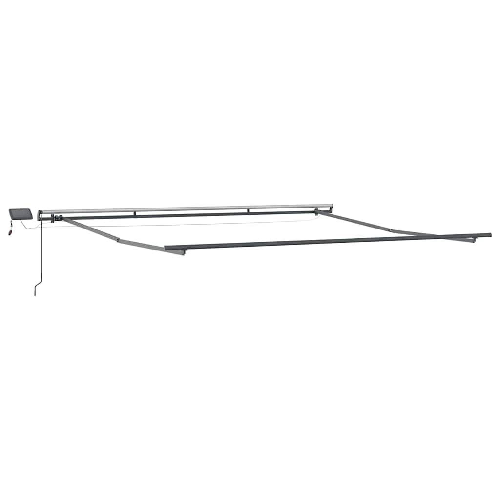 vidaXL Markise mit Anthrazit 4 × 3,5 m Metall