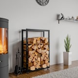 thumbnail of Kaminholzständer Keri V2 schwarz/25x60x100 cm