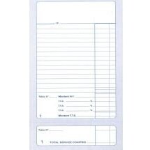 Kaliptis Bloc addition 102 x 235 mm dupli autocopiant  - vendu par 10 U -