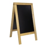 thumbnail of Securit® Stoepbord "Nature" - Naturel - Hout met natuurlijke rustieke afwerking - 70x135cm
