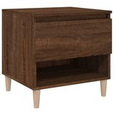 thumbnail of Table de chevet Chêne brun 50x46x50 cm Bois d'ingénierie – Modèle Lyrique Nuit