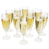 thumbnail of 120er Set Royal Sektgläser geeicht 0,1L Champagner-Glas klare Sektflöte Party