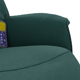thumbnail of vidaXL Massagesessel mit Fußteil Dunkelgrün Stoff