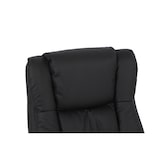 thumbnail of SIGMA Sedia da ufficio EC501, similpelle, altezza del sedile regolabile, poggiatesta, nero