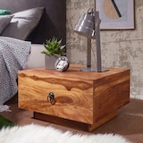 thumbnail of FineBuy Nachttisch Massiv-Holz Nacht-Kommode 25 cm hoch Schublade Nachtschrank