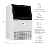 thumbnail of Macchina di ghiaccio CIM-360,27kg/24h,220V