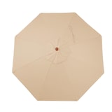 thumbnail of Copertura di ricambio per ombrellone in legno per catering HWC-C57, copertura per ombrellone, rotonda Ø3m poliestere 3kg ~ crema