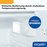 thumbnail of Exquisit Einbaukühlschrank mit Gefrierfach, 118 Liter Nutzinhalt, Einbaukühlschrank 88cm, Einbaugerät, 4-Sterne-Gefrierfach, EKS5131-4-E-040E weiss