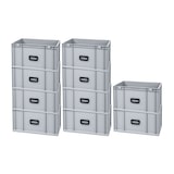 thumbnail of PROREGAL 10x Eurobox NextGen Portable Uno | HxBxT 32x40x60cm | 65 Liter | Eurobehälter, Transportbox, Transportbehälter, Stapelbehälter