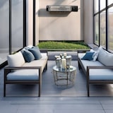 thumbnail of Sined Caldo Irb Nero 2000 Stufa Da Esterno a Onde Medie Con Potenza 2000w Nero