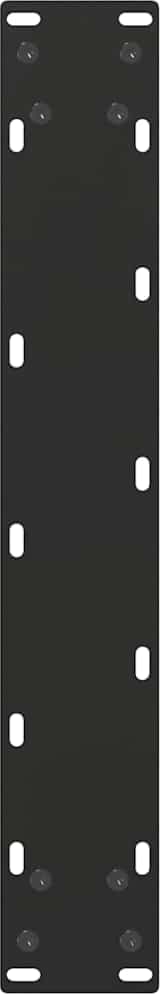 thumbnail of Helloshop26 - Set aus 2 modernen U-förmigen Bartischbeinen 40 x 100-101 cm mit verstellbaren Nivellierfüßen schwarzer Stahl 02_0057468