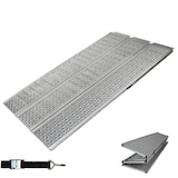 thumbnail of DREIBREIT by TRUTZHOLM 3-fach Auffahrrampe klappbar Alu  255cm 115 cm Breite 1020kg grau gelocht