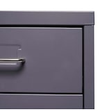 thumbnail of Décoshop26 - Caisson à tiroirs armoire de bureau 48x28x41 cm 4 tiroirs en acier gris foncé 04_0008262