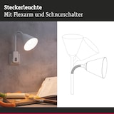 thumbnail of Paulmann Stekkerlamp Junus Flexarm  Wit 230V E14 95428
