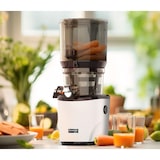 thumbnail of Extractor de zumos Cold Press - Kuvings AUTO10S Matt White, 48 rpm, 240 W, tolva de 3000 cm, sistema manos libres