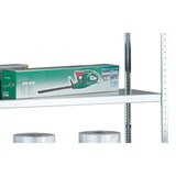 thumbnail of Anbauregal, Weitspannregal WS 2000 mit Stahlböden, 3000 x 2000 x 800 mm (HxBxT), verzinkt, 5 Ebenen, Fachlast 400 kg, Feldlast 2.000 kg