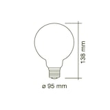 thumbnail of Bombilla LED G95 6W 4000K Dimable