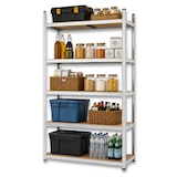 thumbnail of Etagère de Rangement 5 niveaux Bois MDF réglables 90x40xH180cm Rayonnage métal Charges lourdes 875kg - Garage Atelier Cellier