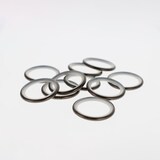 thumbnail of Lot de 10 anneaux avec insert pour rideaux de 35x42mm en Carbone - Boulet