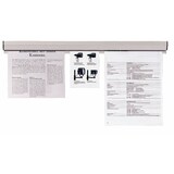 thumbnail of Papierklemmschiene 100cm x 4cm grau
