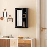 thumbnail of COSTWAY Armario con espejo para baño, espejo de baño 34 x 15 x 53 cm (negro)