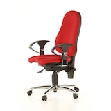 thumbnail of SP Topstar Wellnessstuhl / Bürostuhl SITNESS 10 Stoff rot Chrom