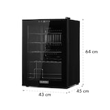 thumbnail of Klarstein Shiraz 20 Uno Weinkühlschrank 53l 20Fl Touch-Bedienfeld 5-18°C Schwarz